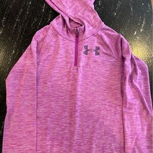 Under Armour youth medium, 1/2 zip hoodie